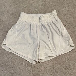Women's lululemon Track That White Athletic Shorts
